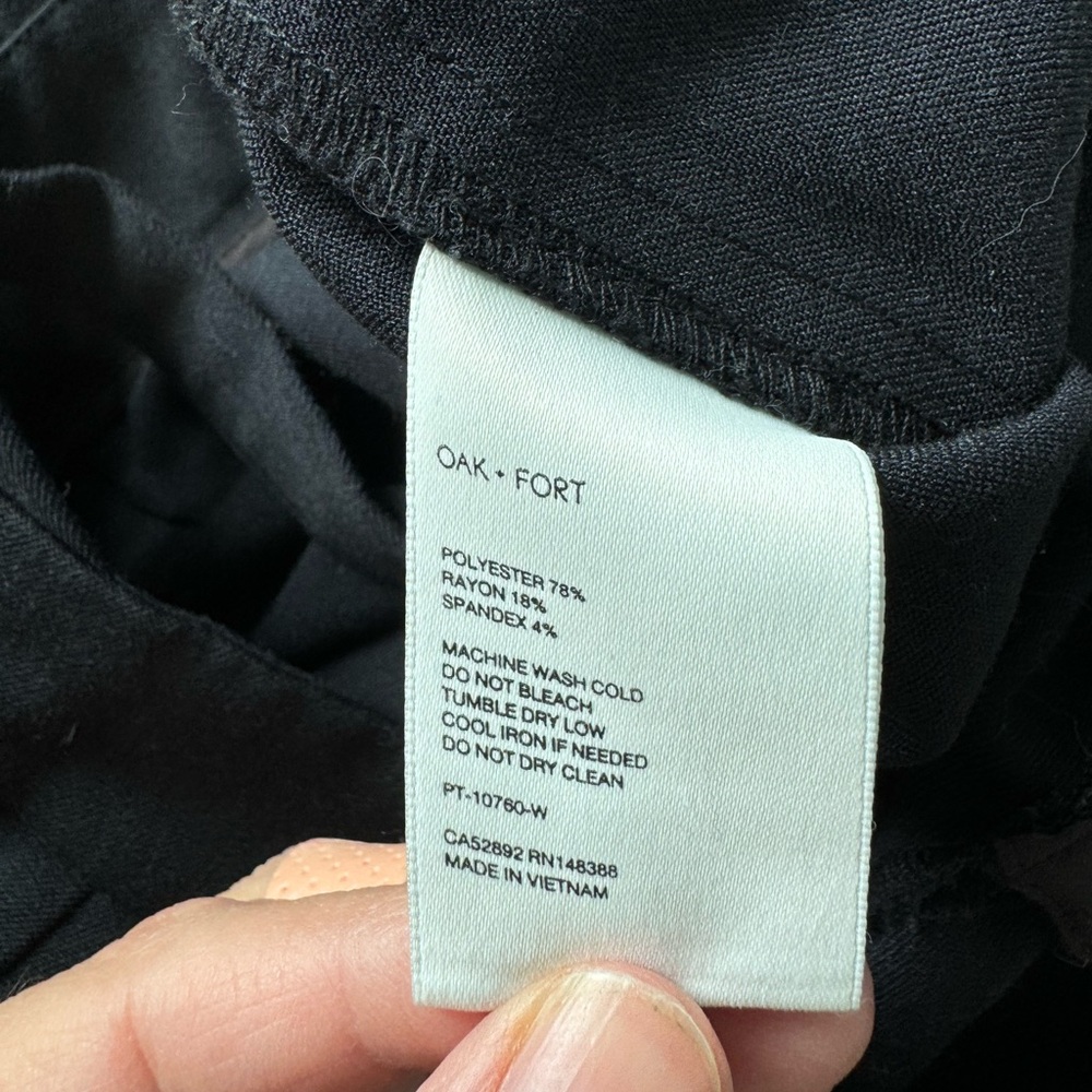 Oak + Fort Asymmetric Waist Pants - Picture 11 of 11
